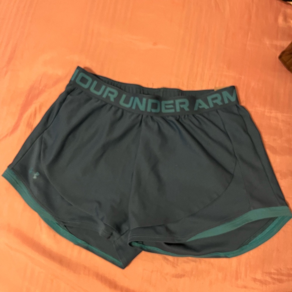Under Armour Dark Teal Performance Shorts